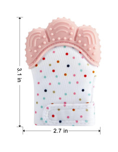 Mordedor y Mitón para Bebé PandaEar 2 Pack - Alivio Dentición 2