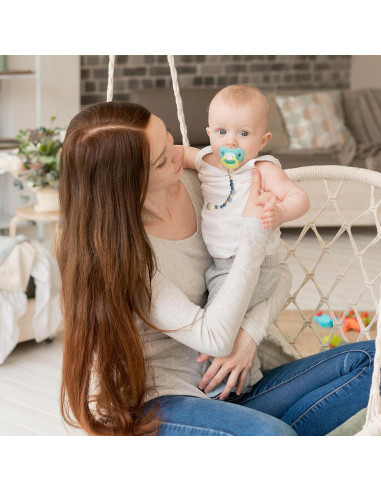 38 Clips de Chupete de Madera Natural para Bebés - DIY