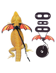 Arnés y Correa Ajustable para Lagarto Dragón Barbudo ADOGGYGO