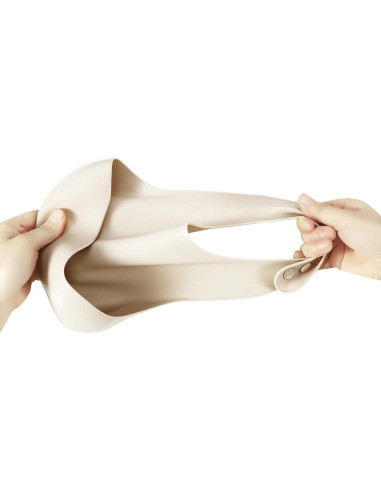 Babero de Silicona PandaEar Ajustable para Bebés y Niños