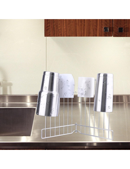 Soporte de Secado Plegable LEKUSHA de Acero Inoxidable 26.7 cm