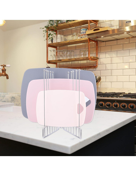 Soporte de Secado Plegable LEKUSHA de Acero Inoxidable 26.7 cm