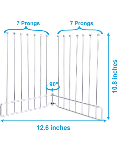 Soporte de Secado Plegable LEKUSHA de Acero Inoxidable 26.7 cm