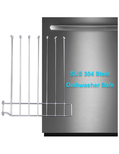 Soporte de Secado Plegable LEKUSHA de Acero Inoxidable 26.7 cm