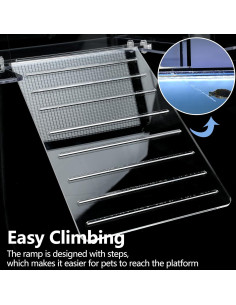 Plataforma de Sol para Tortugas Leyouland UT-12, 30.48x35.56cm 2
