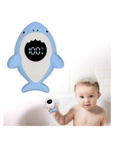 Termómetro de baño Wmaiwei para bebés - Flotante LED 11.2x9cm