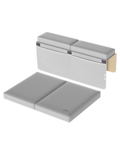 Almohadilla de Baño Batalee Grande Gris 56x33 cm con Bolsillos