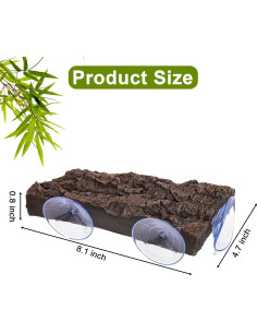 Plataforma de Sol ZENFUN para Tortugas y Reptiles - Resina Natural 2