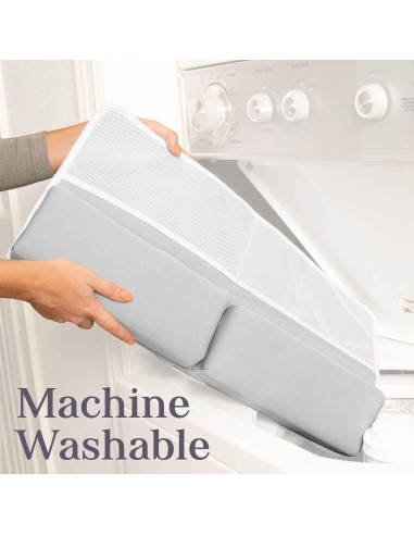 Almohadilla de Baño Batalee Grande Gris 56x33 cm con Bolsillos