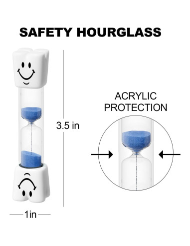 Temporizador de Arena SuLiao 2 Minutos para Niños - Paquete de 2