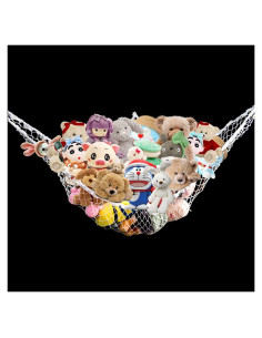 Hamaca de Malla TTSAM para Juguetes 182x122 cm Blanca