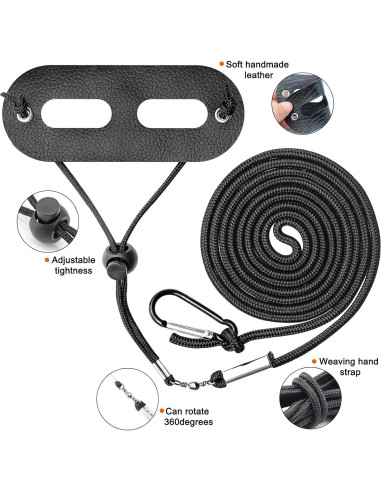 Arnés y Correa para Reptiles BWOGUE, Cuero Ajustable, 3 Tamaños