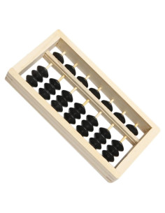 Mini Ábaco de Madera HONMEET 15.5x7.8cm Juguete Educativo
