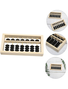 Mini Ábaco de Madera HONMEET 15.5x7.8cm Juguete Educativo 2