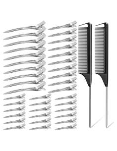 Clips de Metal para Peinar Cabello MORGLES 70PCS 3 Tamaños