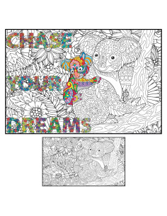 Póster de Colorear Gigante ALEX Art Koala 97.79x67.74cm
