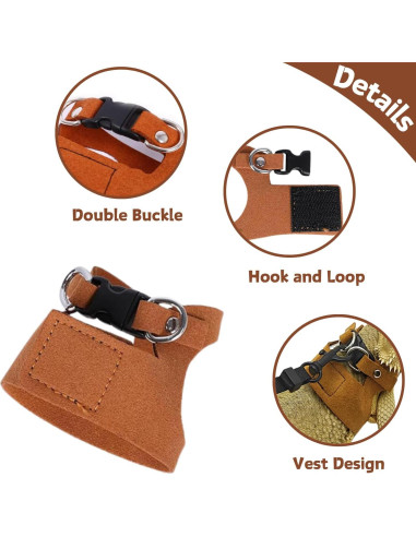 Juego de Arnés y Correa SEZDEKI para Dragón Barbudo - 3 Tamaños Ajustables