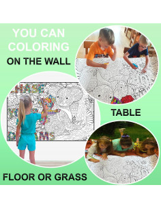 Póster de Colorear Gigante ALEX Art Koala 97.79x67.74cm 2