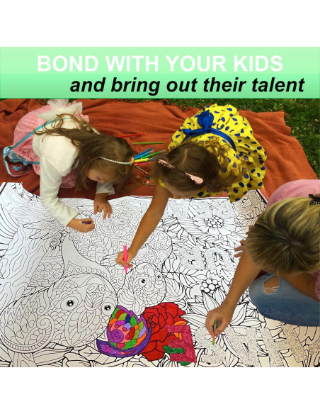 Póster de Colorear Gigante ALEX Art Koala 97.79x67.74cm