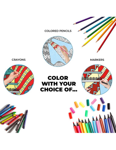 Póster para Colorear Gigante Dekali Designs 89x132 cm Papel Premium