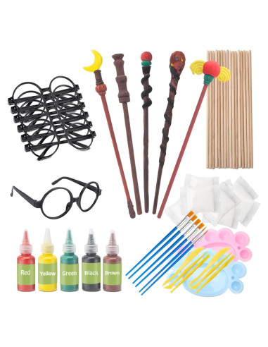 Kit de Fabricación de Varitas Mágicas DIY Col-Pary 79 PZS