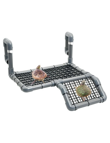 Plataforma de Sol para Tortugas Fhiny 34x20cm Ajustable
