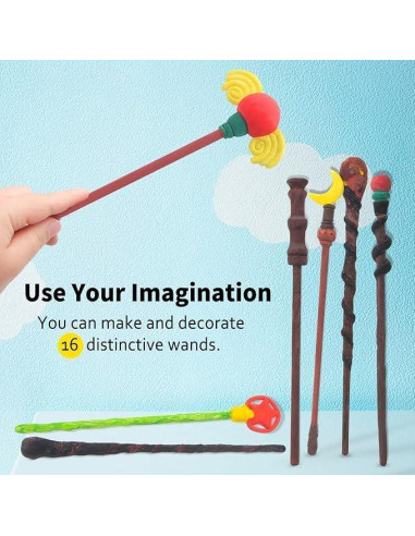 Kit de Fabricación de Varitas Mágicas DIY Col-Pary 79 PZS