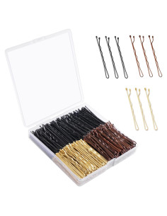 Pinzas para Cabello 360 Pcs DF - 5.08 cm, 3 Colores
