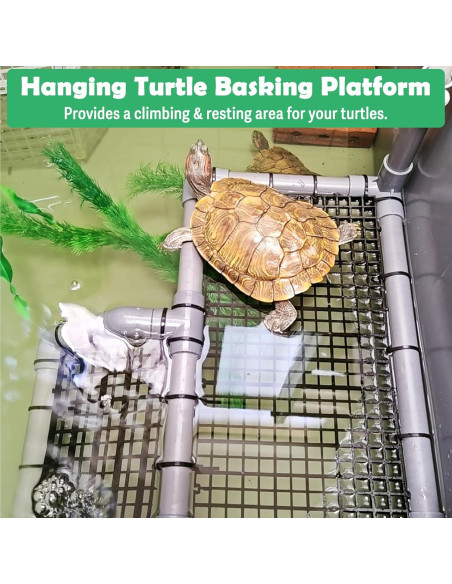 Plataforma de Sol para Tortugas Fhiny 34x20cm Ajustable