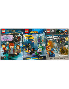 Paquete de 3 Libros de Actividades Lego con Mini Figuras 2
