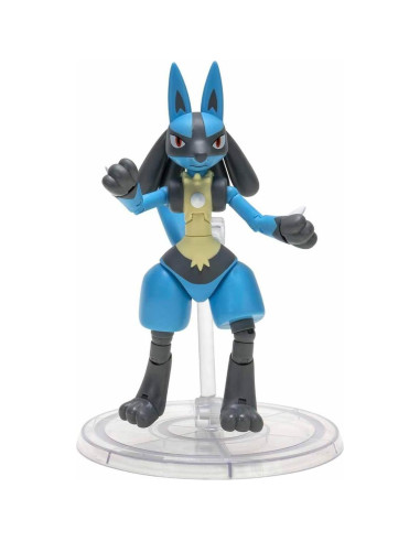 Figura Super-Articulada Lucario 15 cm - Pokémon Select Jazwares