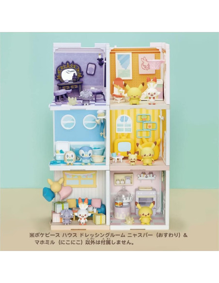 Casa de Muñecas Pokémon Takara Tomy Nyasper y Mahomil