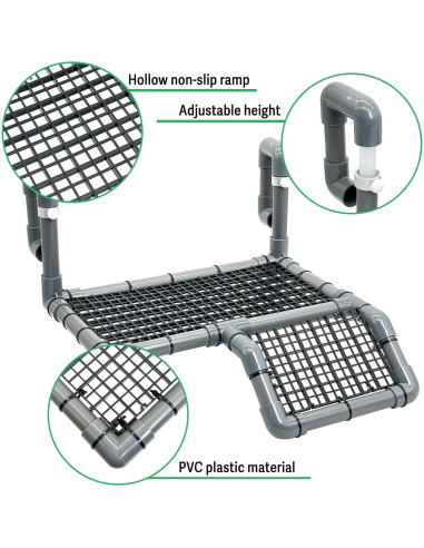 Plataforma de Sol para Tortugas Fhiny 34x20cm Ajustable