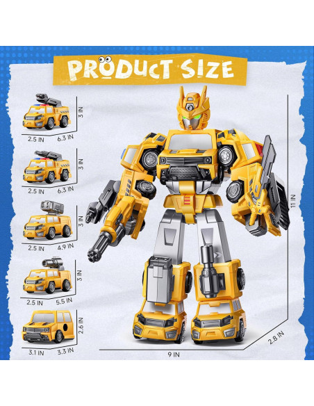 Juguete de Construcción Magnético 5 en 1 NewBandMo - Camiones Juguete de Construcción Magnético 5 en 1 NewBandMo - Camiones