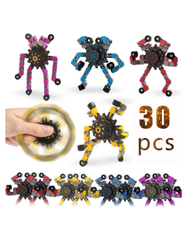 30 Juguetes Antiestrés Deformables Sengtin Multicolor