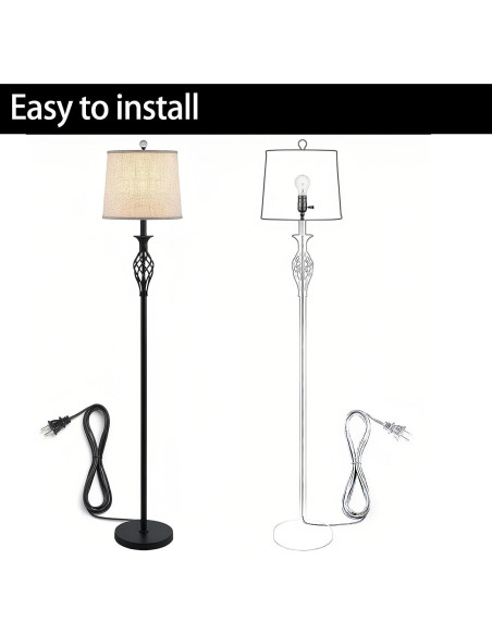 Kit de Cableado para Lámparas 2 Vías ARMIIKA - 10 pies Oro