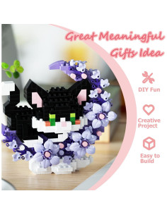 Juego de Bloques de Construcción Mini 2 en 1 TENYEAH Gatos 2