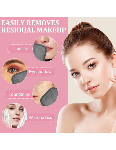 Paño Desmaquillante Reutilizable Puomue 12 Piezas Gris 15.24cm Paño Desmaquillante Reutilizable Puomue 12 Piezas Gris 15.24cm