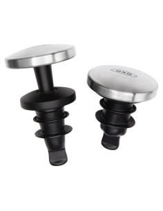 Tapones de Vino Expansibles OXO SteeL - 2 Unidades
