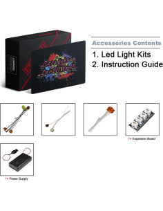 Kit de Luz LED BrickBling para LEGO Minecraft 21190 2