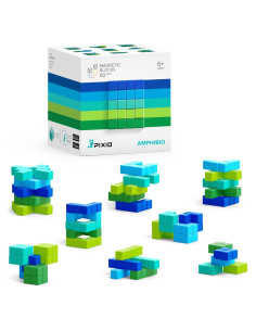 PIXIO Amphibio - Juguete de Bloques Magnéticos 60 Piezas 8mm