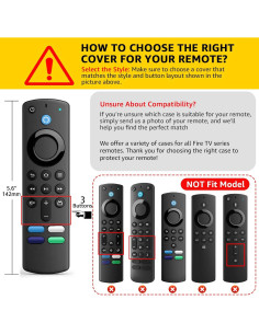 Funda Protectora de Silicona OneBom para Control Remoto - 2 Pack 2