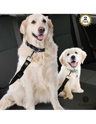 Cinturón de Seguridad para Perros y Gatos SunGrow Ajustable 48-79 cm