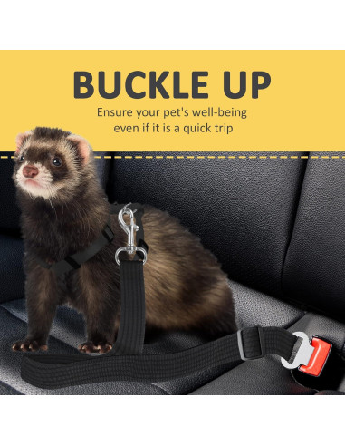 Cinturón de Seguridad para Perros y Gatos SunGrow Ajustable 48-79 cm