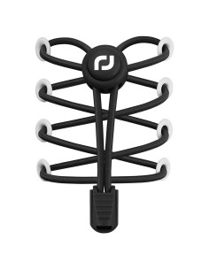 Cintas Elásticas Sin Atar RJ-Sport - Negras para Niños y Adultos