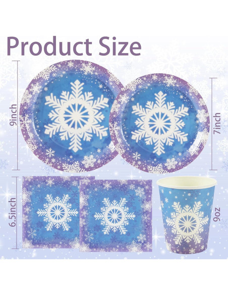 Suministros de Fiesta Congelados OTTPOOM 100 Piezas