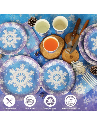 Suministros de Fiesta Congelados OTTPOOM 100 Piezas