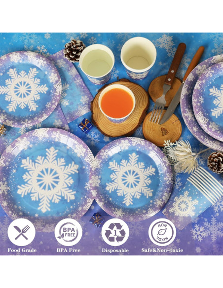 Suministros de Fiesta Congelados OTTPOOM 100 Piezas