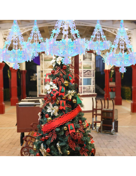 Decoración Colgante Iridiscente Heliltd 3D para Fiesta