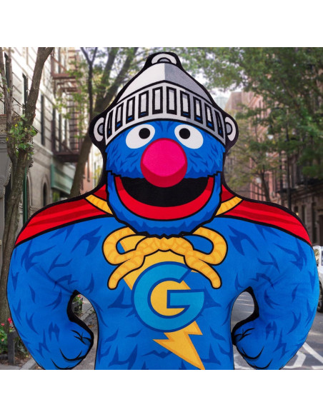 Peluches Calle Sésamo Grover Superhéroe 55.88 cm - Juguete